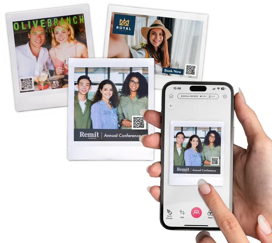 Instantní obrandované fotografie